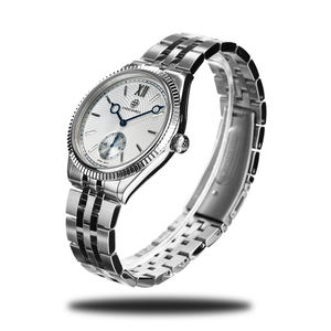 クォーツ時計304ステンレス鋼クォーツ動き時計5 ATM耐水性高級メンズ - Product Image 2