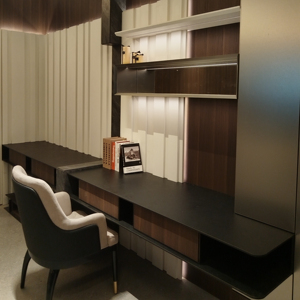 Ensembles de meubles de chambre à coucher personnalisés avec bibliothèque, bureau et armoire intégrés, bibliothèque personnalisée, étagère, ensembles de meubles de chambre à coucher - Product Image 1