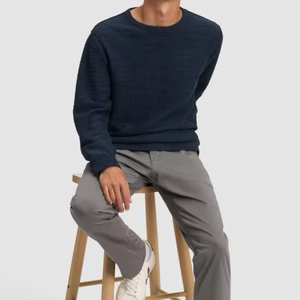 <span class=keywords><strong>เสื้อ</strong></span>สเวตเตอร์ถักเนื้อนุ่มสำหรับผู้ชาย คอกลม แขนยาว สีพื้น สวมใส่สบาย เหมาะสำหรับใส่ในชีวิตประจำวัน - Product Image 1