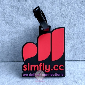 Etiquetas de PVC personalizadas para equipaje 2D/3D, etiqueta para equipaje, tarjeta de embarque, etiqueta para maleta, logotipo para tarjeta de embarque - Product Image 2