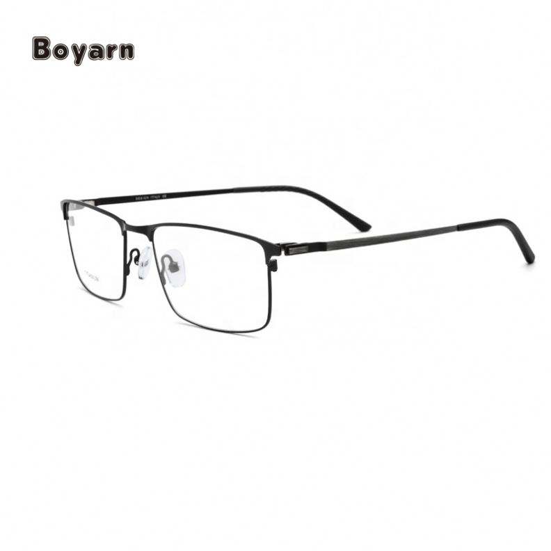 Boyarn-gafas de sol de alta gama para hombre, lentes con pintura  personalizada italiana, marcos de gafas de aire y titanio, óptica Ce