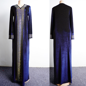 H & <span class=keywords><strong>D</strong></span> robes africaines en velours pour femmes <span class=keywords><strong>2022</strong></span> <span class=keywords><strong>automne</strong></span> afrique vêtements longue musulmane Maxi <span class=keywords><strong>robe</strong></span> de haute qualité africaine - Product Image 4