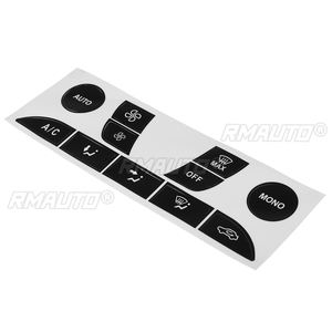 Nouveau kit de réparation de boutons de climatisation – Autocollants de réparation pour boutons de commande de climatisation de voiture usés et délavés pour Ford Focus 1999-2005 - Product Image 3