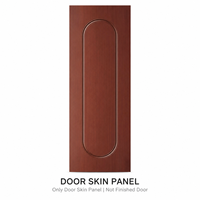 Panneau MDF mélaminé pour revêtement de porte intérieure, personnalisable