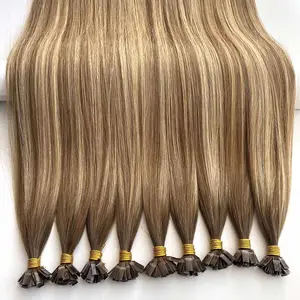 Top Quality Full Cuticle Aligned Wholesale Hair Extensions Long Lasting100% Virgin Human Hair Double Drawn K Tip