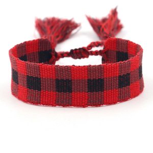 Braccialetti alla Moda Personalizzati, <span class=keywords><strong>Bracciali</strong></span> Etnici all'Ingrosso, Nastri Vuoti per Braccialetti in 326 Colori, Braccialetti Fai-da-Te con Nappe Ricamate - Product Image 6