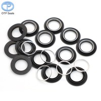 Custom Seals PTFE Combination Seal Durable Low Friction Aluminum Retaining Ring Spring Non-Standard Sealing Solutions OEM ODM