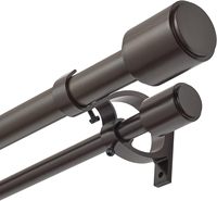 Tringle à rideau double de haute qualité en aluminium moderne pour la décoration intérieure
