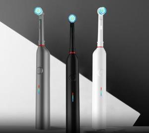 Electric <b>Toothbrush</b> Rotating Brush <b>Head</b> USB Charging IPX7 Waterproof Black White Dual Color Options - Product Image 6