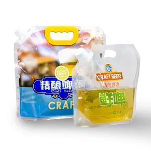 Grosir Pabrik Tiongkok tas air cair 1L, 1,5 l, 2,5 l, 5l, 10l untuk minyak kelapa sawit dan minuman