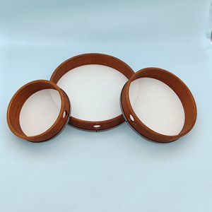 Wholesale Orff Percussion <b>Instrument</b> Hand Drum Tambourine Walnut Color 8 Inch <b>Musical</b> Toy - Product Image 4