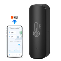 Sensor Suhu dan Kelembapan Cerdas WiFi Tuya Smart Life Nirkabel untuk Ruangan Dalam, Terlaris