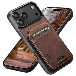 Ốp điện thoại ví da từ tính đa năng có ngăn đựng thẻ cho <span class=keywords><strong>iPhone</strong></span> 17 16 15 14 Pro Max - Product Image 3