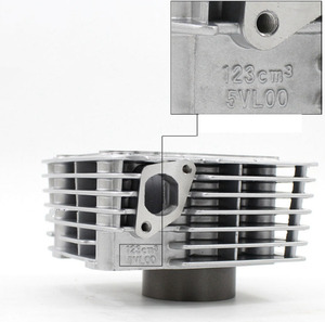 Phụ kiện xe máy mới khối xi lanh + piston + nhẫn + Bộ đệm hoàn chỉnh đầu ttr125 5vl00 ttr125/ttr125e 2000-2005 năm cao - Product Image 5