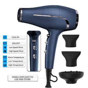 Secador de pelo con Motor de CA de larga duración de etiqueta privada, secador de peluquería eléctrico profesional de 2000W para sala de estar - Product Image 3