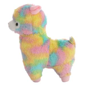 Juguete de felpa suave para niños, Llama arcoíris, muñeco de Alpaca, lana pequeña, <span class=keywords><strong>animal</strong></span> de peluche, cojín de almohada - Product Image 5