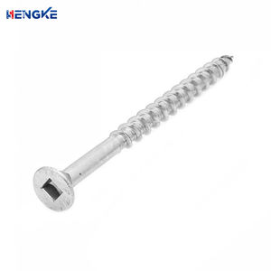 316 स्टेनलेस स्टील स्व-कटिंग डेक स्क्रू के लिए स्क्वायर ड्राइव वॉशर हेड मोटे धागे के लिए मोटे धागे - Product Image 3