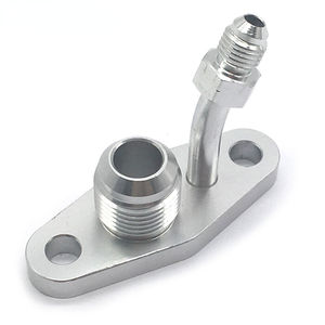 ターボビレットオイルフィード & ドレインフランジトヨタCT20 CT26 4AN 10AN M8 X 1.25mm用 - Product Image 2