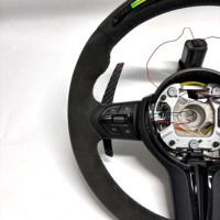 Pour BMW F10 F11 F15 F18 F20 F23 F25 F30 F32 F35 F40 F80 E84 E87 E90 E92 E93 Volant en Alcantara Accessoires de voiture