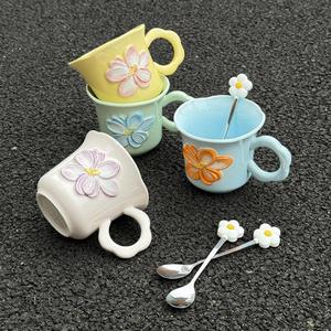 高外观利基设计花杯可爱陶瓷生日礼物纪念品商务礼品 - Product Image 2