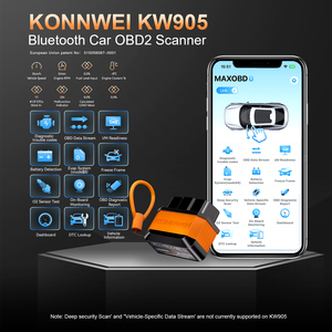 Escáner de diagnóstico directo de fábrica <span class=keywords><strong>Konnwei</strong></span> Kw905 <span class=keywords><strong>Obd2</strong></span> Bluetooth Elm327car para código de Falla de motor de protocolo <span class=keywords><strong>OBD2</strong></span> Universal - Product Image 2