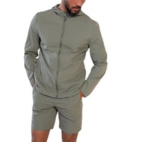TN Vestes coupe-vent techniques haut de gamme pour hommes, unies, de haute qualité et bon marché, avec tissu en nylon souple et extensible, sur mesure