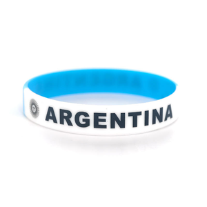 Pulsera de Silicona Personalizada con Logotipo Grabado en Relieve, Brazalete de Goma con Bandera Nacional para Eventos Deportivos, Pulsera de Silicona para Aficionados - Product Image 4