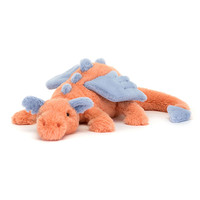Peluches Dragon en Gelée, Peluches Dragon Kaki, Jouets en Peluche Mythiques, Grandes Peluches Douces, Adorables Poupées, Parfaites pour un Cadeau d'Anniversaire