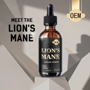 Biocaro OEM売れ筋オーガニックReishi <span class=keywords><strong>Chaga</strong></span>ライオンズたてがみエキス液滴サプリメントライオンのたてがみキノコ液滴 - Product Image 2