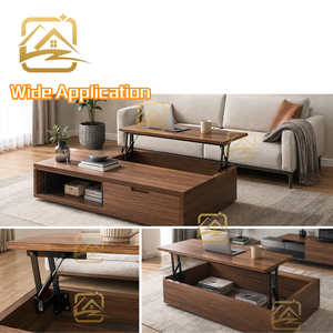 Hydraulic Coffee <b>Table</b> Lifting Hinge <b>Folding</b> Lift up Top Mechanism <b>Adjustable</b> Coffee <b>Table</b> <b>Height</b> - Product Image 4