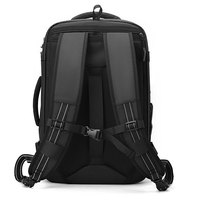 Sac à dos de voyage à fermeture sous vide Sac à dos extensible à compression d'air Sac à dos à valise d'affaires résistant à l'eau Sac à dos