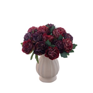 Fleur de pivoine artificielle unique en soie de haute qualité pour la décoration de mariage, de maison et de fête - Product Image 6