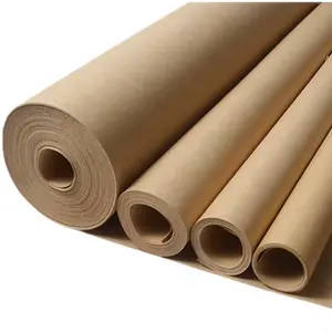 Qiyin Brown Paper Roll For Packing Eco Kraft Wrapping Paper Roll Kraft Paper Roll Manufacturers