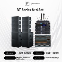 Système audio professionnel haute performance Fyinaudio Dual 10 pouces à deux voies pour la diffusion de chants bouddhistes (62Hz-20KHz)