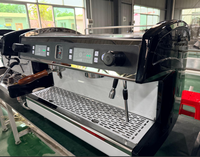 Machine à expresso semi-automatique 9 bars, qualité commerciale, chaudière 11L, acier inoxydable 304, pompe rotative 150W