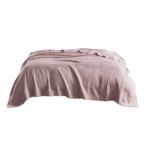 Coperta rettangolare in tessuto tinta unita per uso domestico quattro stagioni - Product Image 1