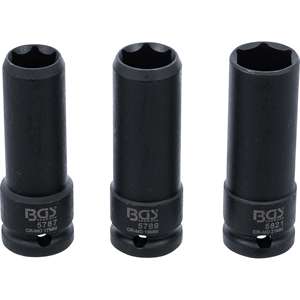 BGS Impact Special Socket Set 12,5mm (1/2 ") Drive 17 / 19 / 21 mm 3 uds. - Product Image 3
