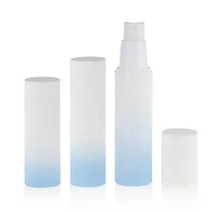 Amazing Design Mini Cute Container For Perfume Oil 30ml Blue Airless Bottle With White Sprayer