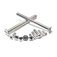 Vis à tête cylindrique à embase cruciforme en acier inoxydable A2-70 SS304 316 GB818 M3 M4 M5 M6 M8