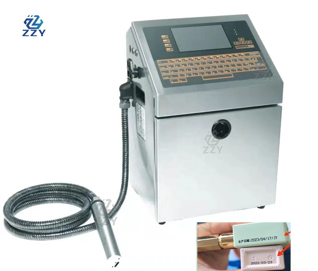 High-Speed Continuous Inkjet CIJ Printer Automatic Stable Coding Machine for Plastic Bottles Time Date Number Logo Packaging