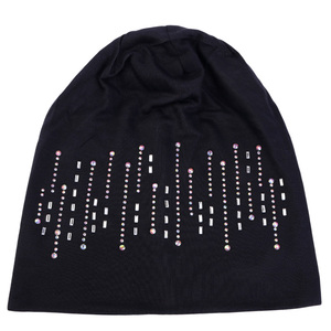 Bonnet en strass chapeaux pour hommes femmes Slouchy Beanie Hip-Hop casquettes léger doux crâne casquettes pour <span class=keywords><strong>chimio</strong></span> sommeil - Product Image 6