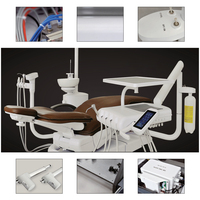 Fauteuil dentaire pour droitiers et gauchers, certifié américain, pour clinique dentaire