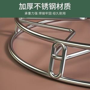 Stainless Steel Pot <b>Rack</b> Round Heat Insulating Pot Holder <b>Kitchen</b> Steamer <b>Rack</b> Durable <b>Dishwasher</b> Safe - Product Image 4