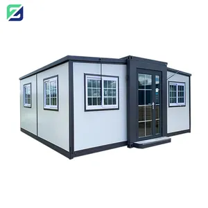 Franchise Opportunity Luxury Prefab Homes Expandable 20 40 Ft Container House Supplier With Bathroom Sewer System Electricity