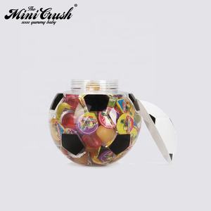 Caramelle in Barattolo a Forma di Pallone da Calcio, Gelatina al Cocco e Litchi, Mini Gelatine Kosher - Product Image 3