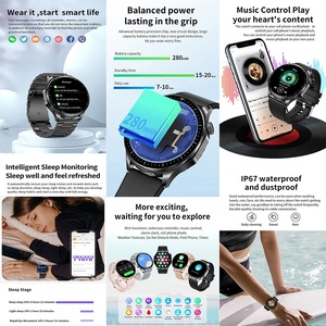 Amoled Màn hình Earbuds lật Bìa <span class=keywords><strong>Hidden</strong></span> thiết kế T98 Hifi 9D TWS Tai nghe Smartwatch tai nghe thông minh xem T98 với Earbuds - Product Image 5