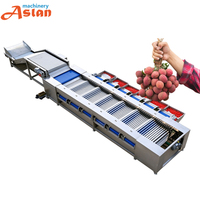 RVS Lychee Sorteermachine 7 Graden Kleine Fruit Sorteermachine voor gebruik op boerderijen