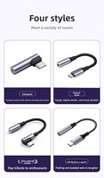 Nouvel adaptateur de casque pour téléphone iOS 16, type C Android, sortie DC 3,5 mm, écoute de musique, adaptateur de coude pour e-sport, état neuf