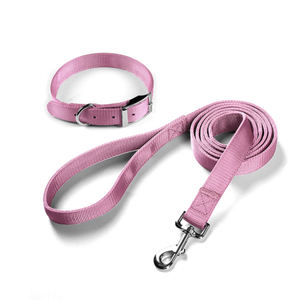 メーカーカスタムダブルレイヤーヘビーデューティープレミアムナイロンメタルバックルドッグカラーとリーシュセットドッグカラーとリーシュセットラグジュアリー - Product Image 3