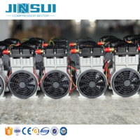 Compresseur d'air à piston silencieux sans huile 12V/24V DC 1500W pompe à air compresseur d'air portable complet